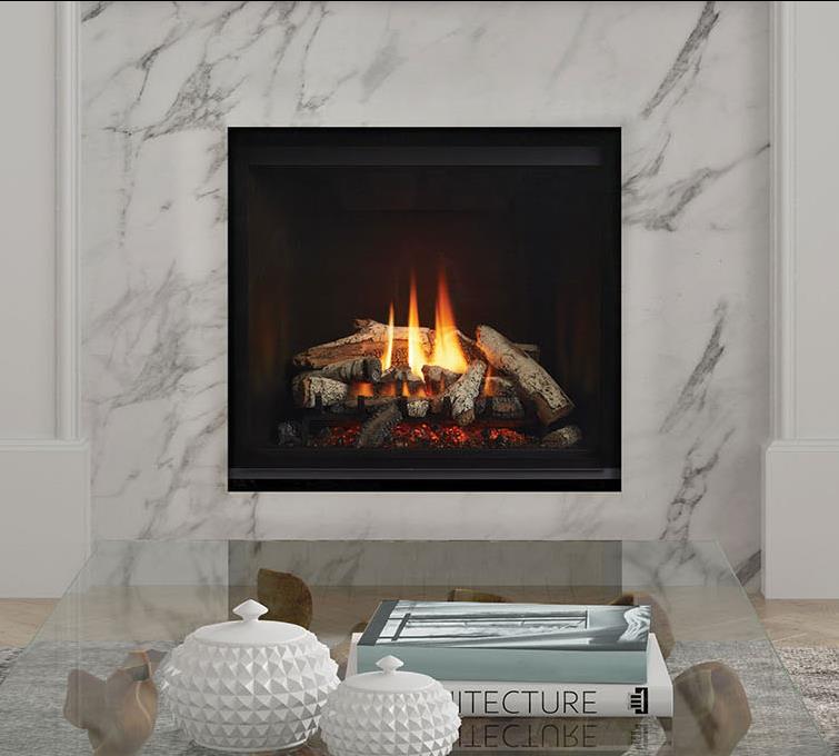 Grandview Medium Direct Vent Natural Gas Fireplace (G600EC NG) G600ECNG